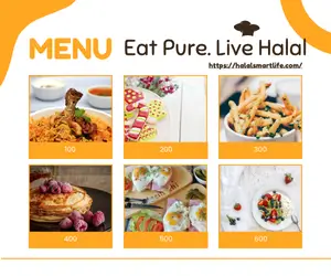 Eat Pure Live Halal - Healthy Halal Lifestyle Message